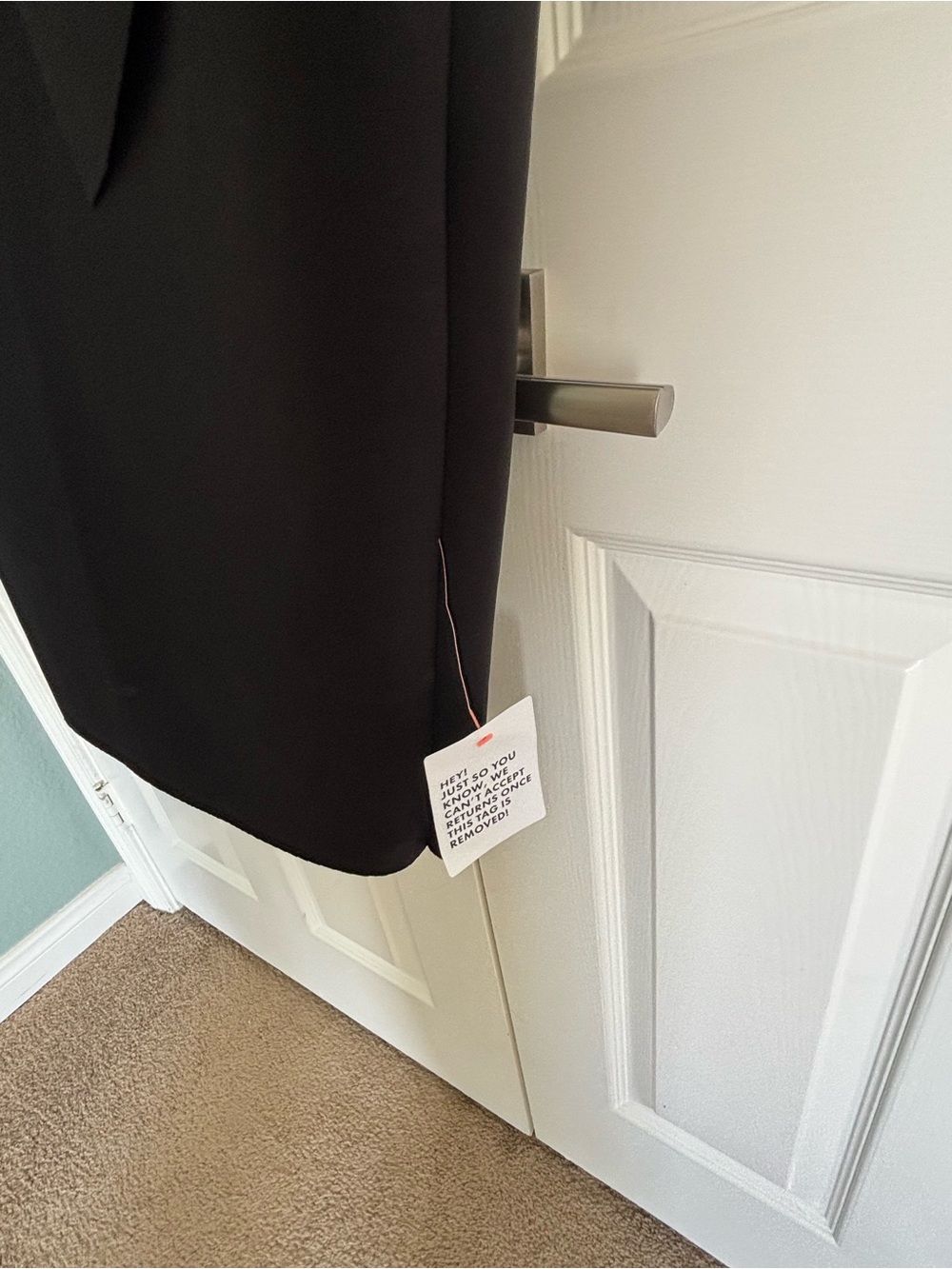 ASOS Black One-Shoulder Ruffle Sheath Dress - Picture 4 of 6